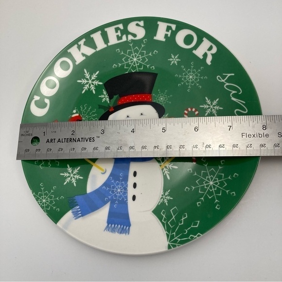 Royal Norfolk Cookies for Santa snowman plate - Picture 2 of 3